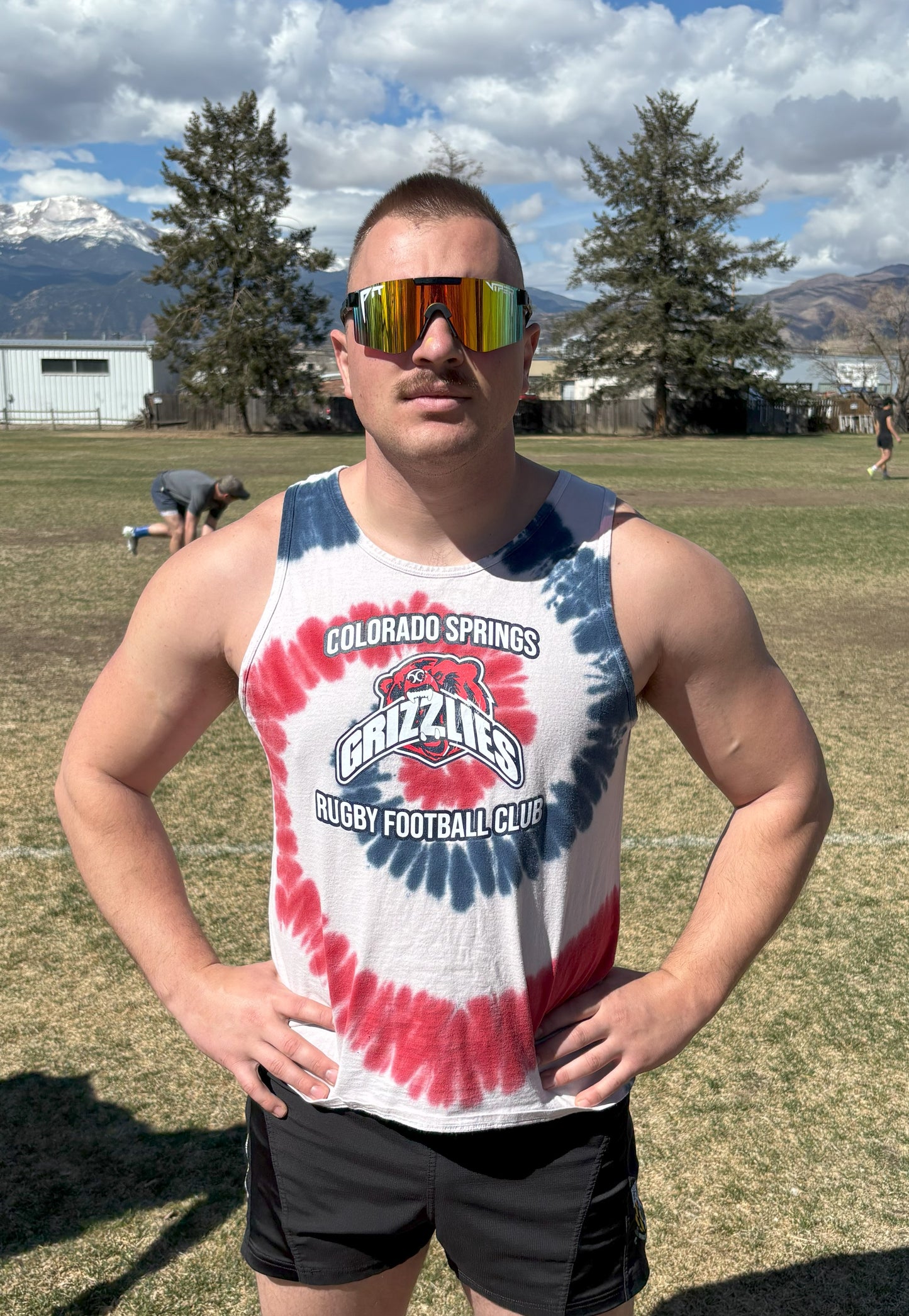 Grizzlies Rugby Tie Dye Tank Top