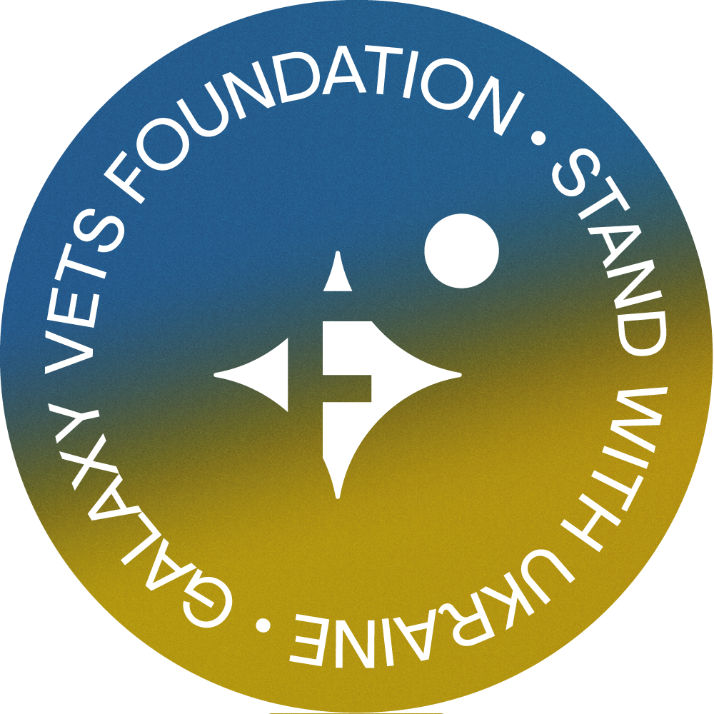 Galaxy Vets 4-inch Round Sticker