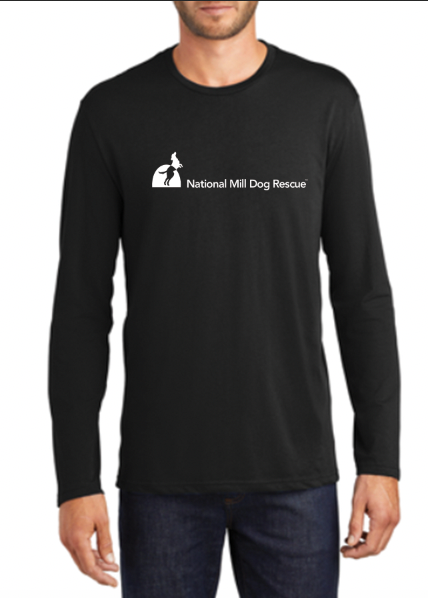 National Mill Dog Rescue Long Sleeve Horizontal Logo