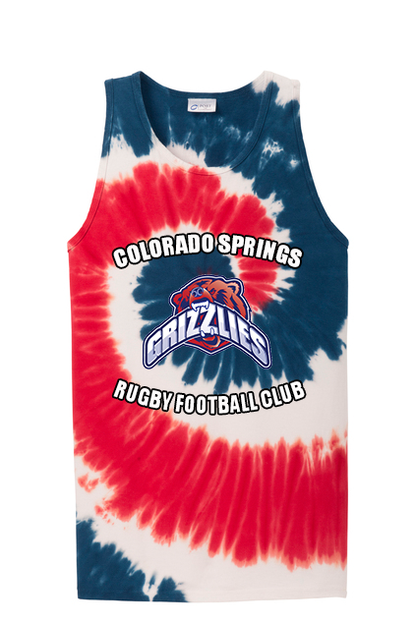 Grizzlies Rugby Tie Dye Tank Top