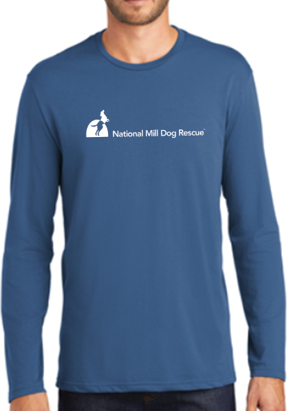 National Mill Dog Rescue Long Sleeve Horizontal Logo